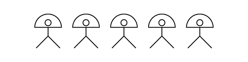 Indalo en blanco y negro