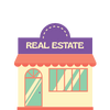 Ilustración de una inmobiliaria